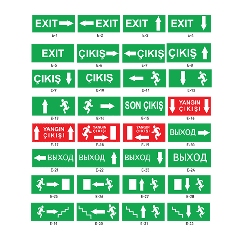 Acil Çıkış Yönlendirme ve Armatür Aydınlatmalar İmage