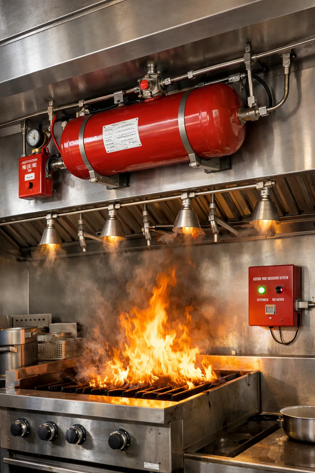 Davlumbaz Yangın Söndürme Sistemleri