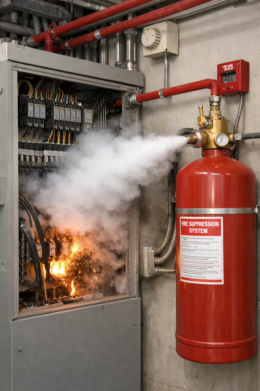 Elektrik Odası Yangın Söndürme Sistemi