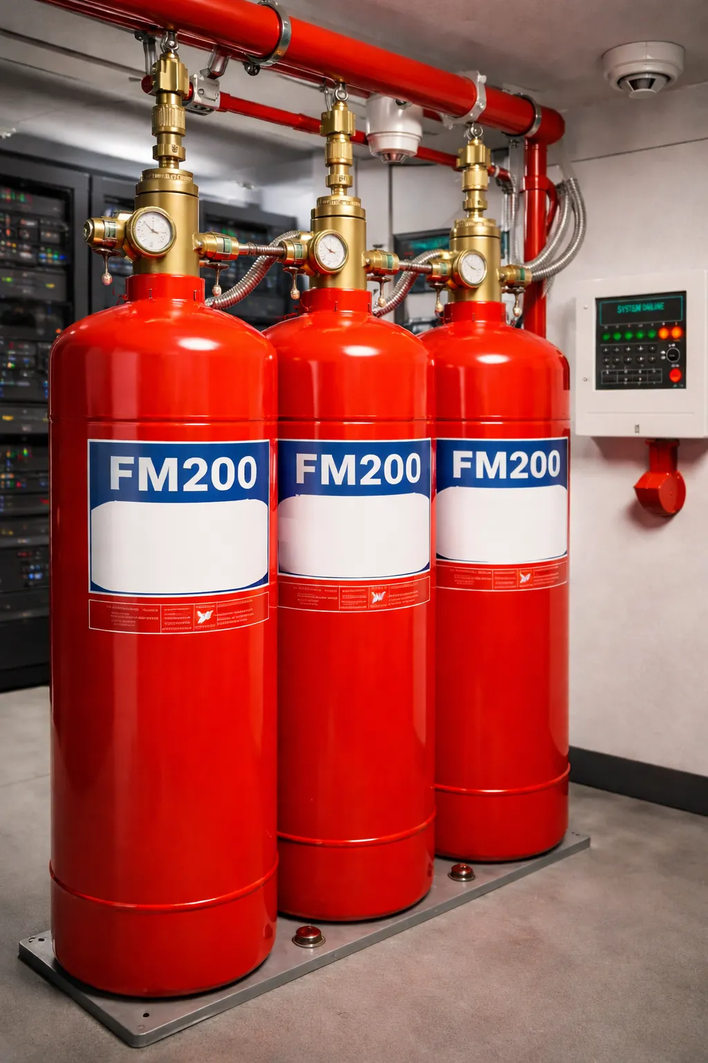 FM200 Gazlı Yangın Söndürme Sistemleri