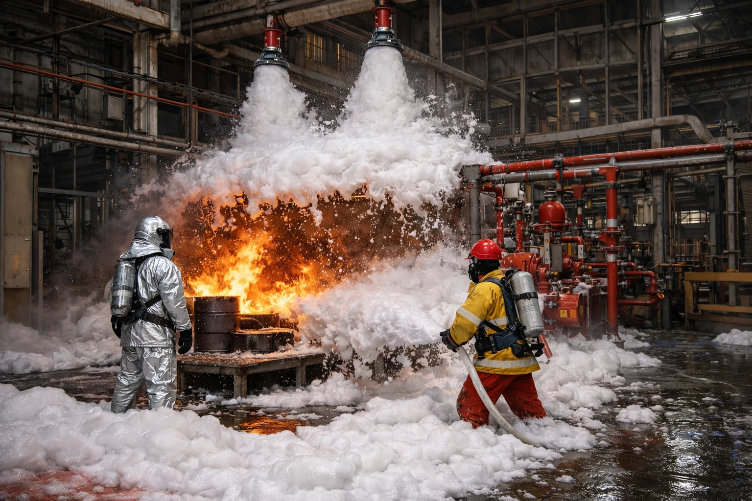 Köpüklü Yangın Söndürme Sistemi